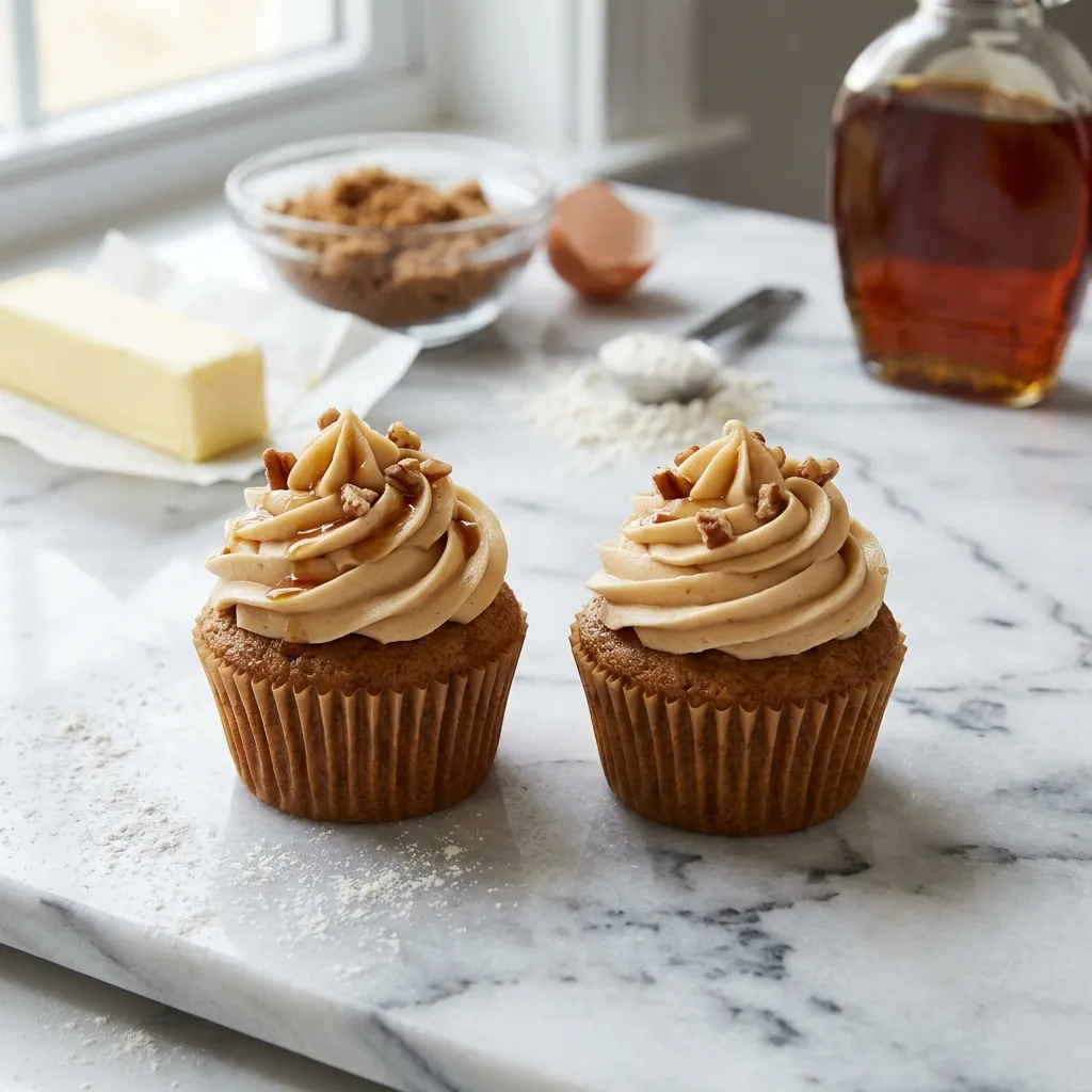 Brown Sugar Maple Cupcakes