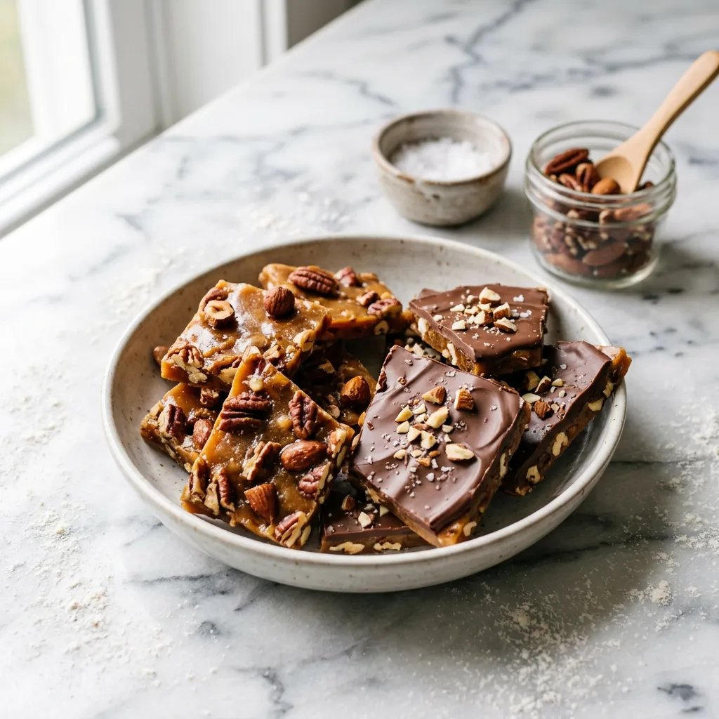 Brown Sugar Toffee With Nuts