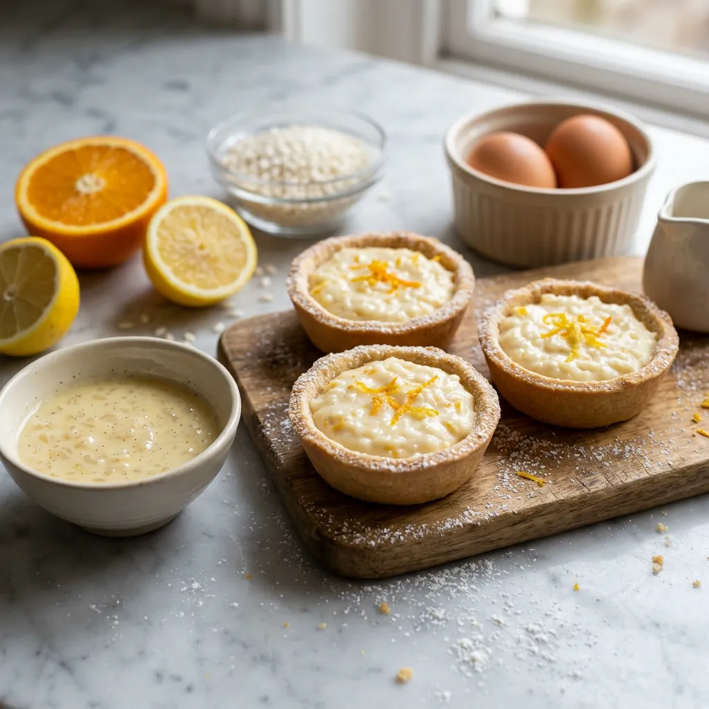Budini di riso (Florentine Rice Pudding Tarts) Recipe