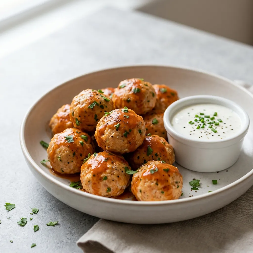 Buffalo Chicken Meatballs