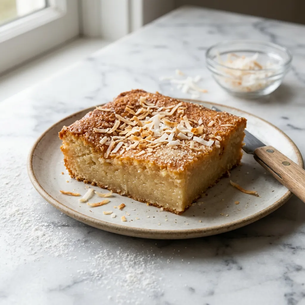 Butter Mochi Cake From Hawaii