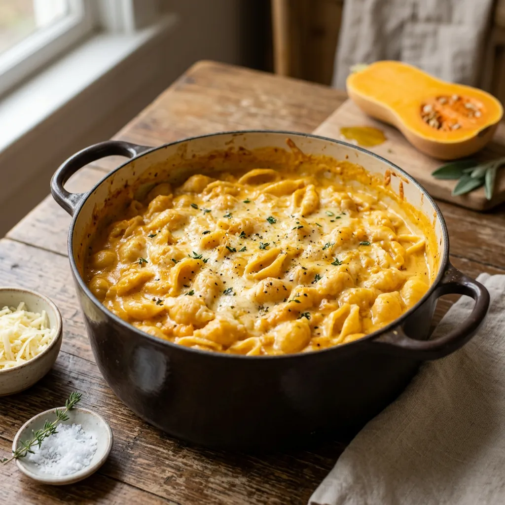 Butternut Squash Mac and Cheese