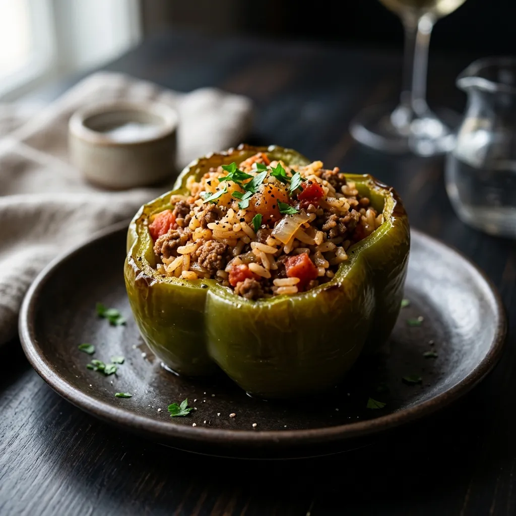 Cajun Stuffed Bell Peppers