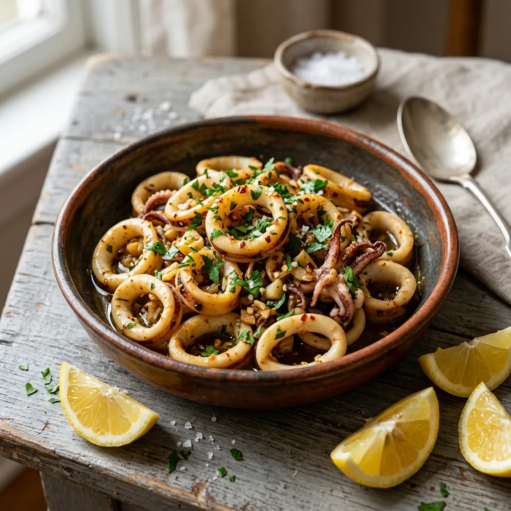 Calamari a la Plancha Recipe