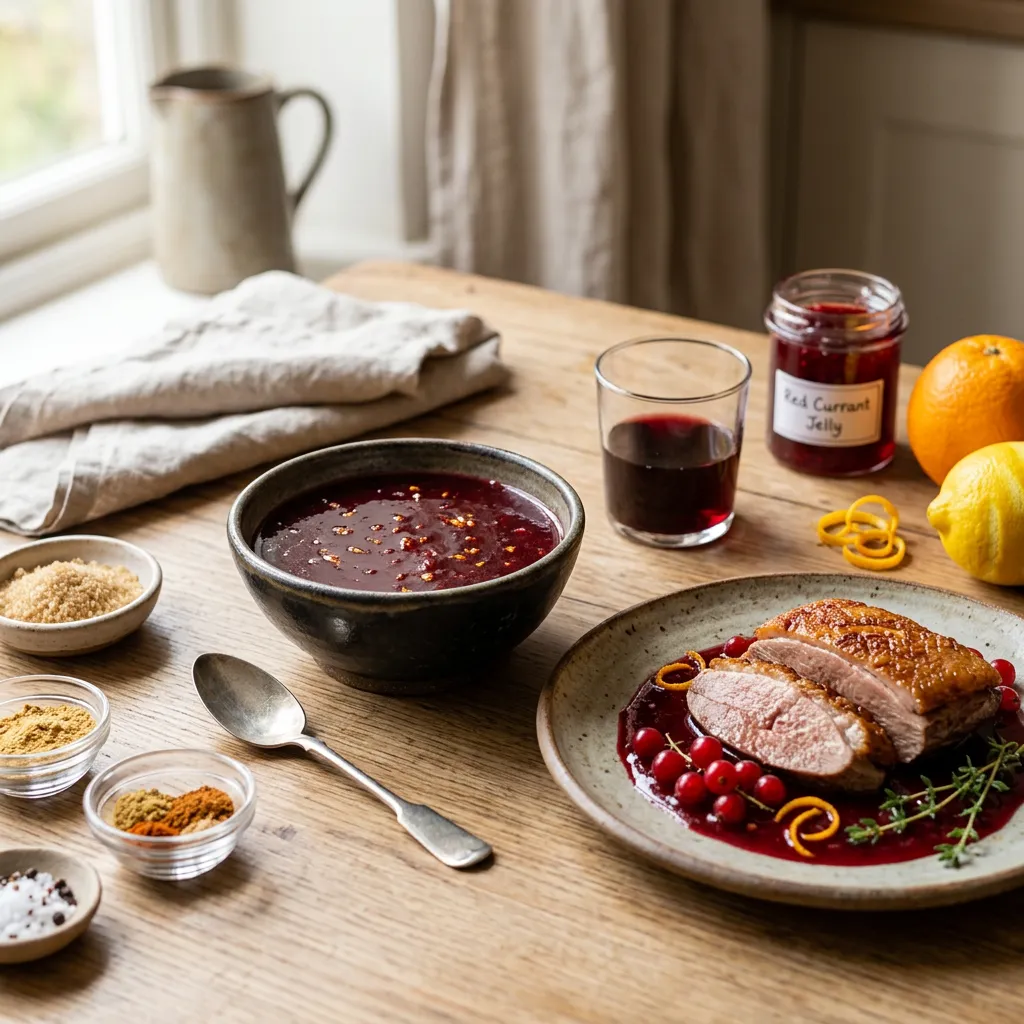 California Cumberland Sauce for the Holidays