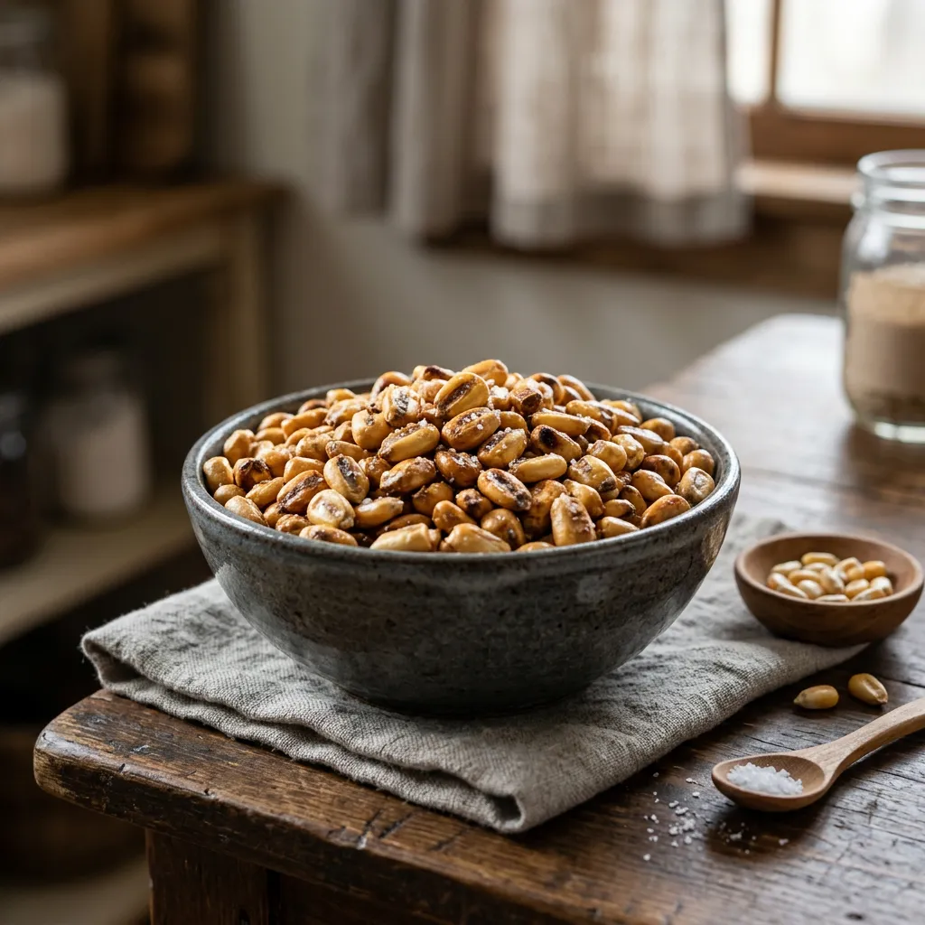 Cancha: Andean Toasted Chulpe Corn