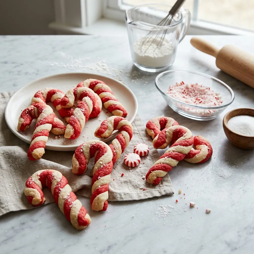 Candy Cane Cookies