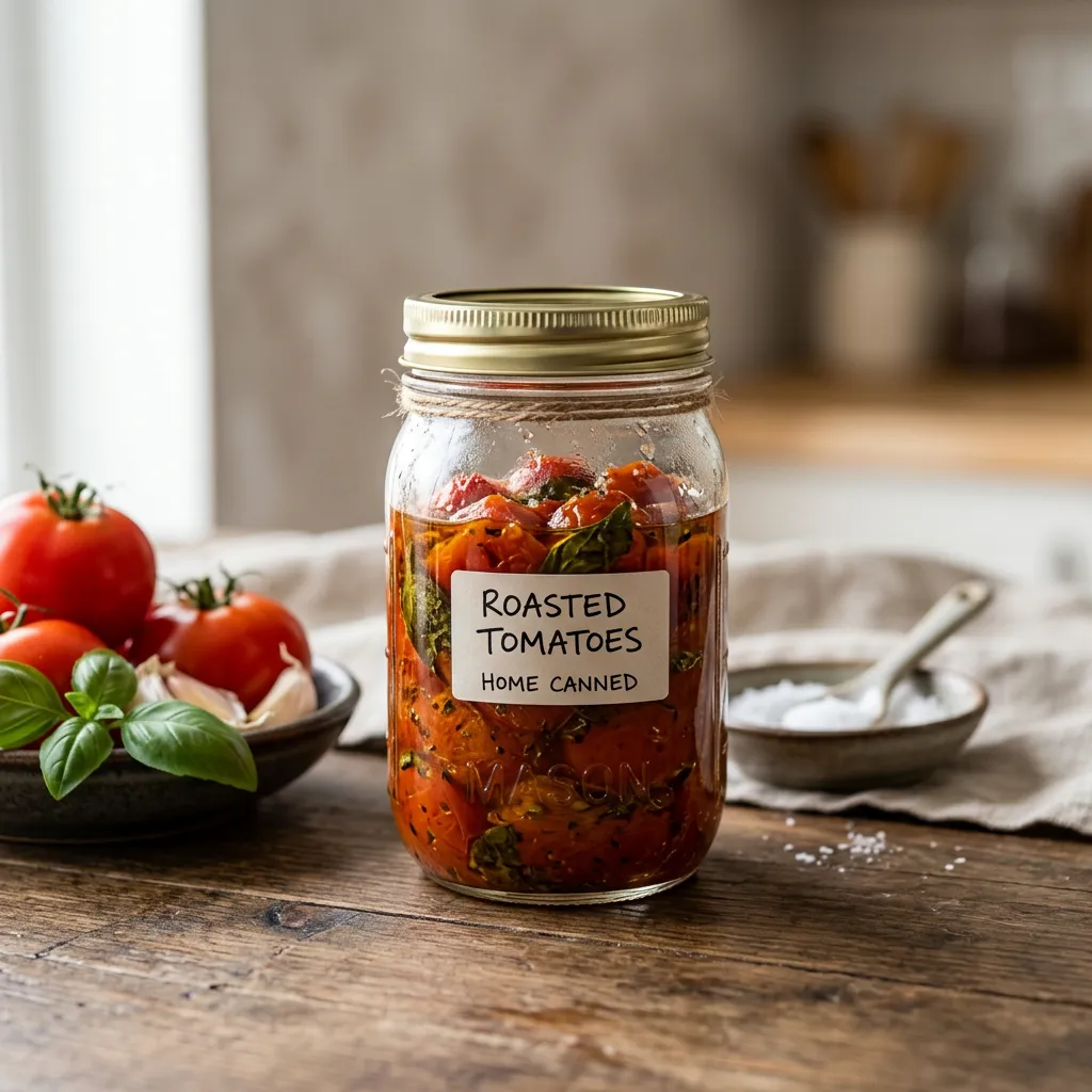 Canned Roasted Tomatoes Recipe