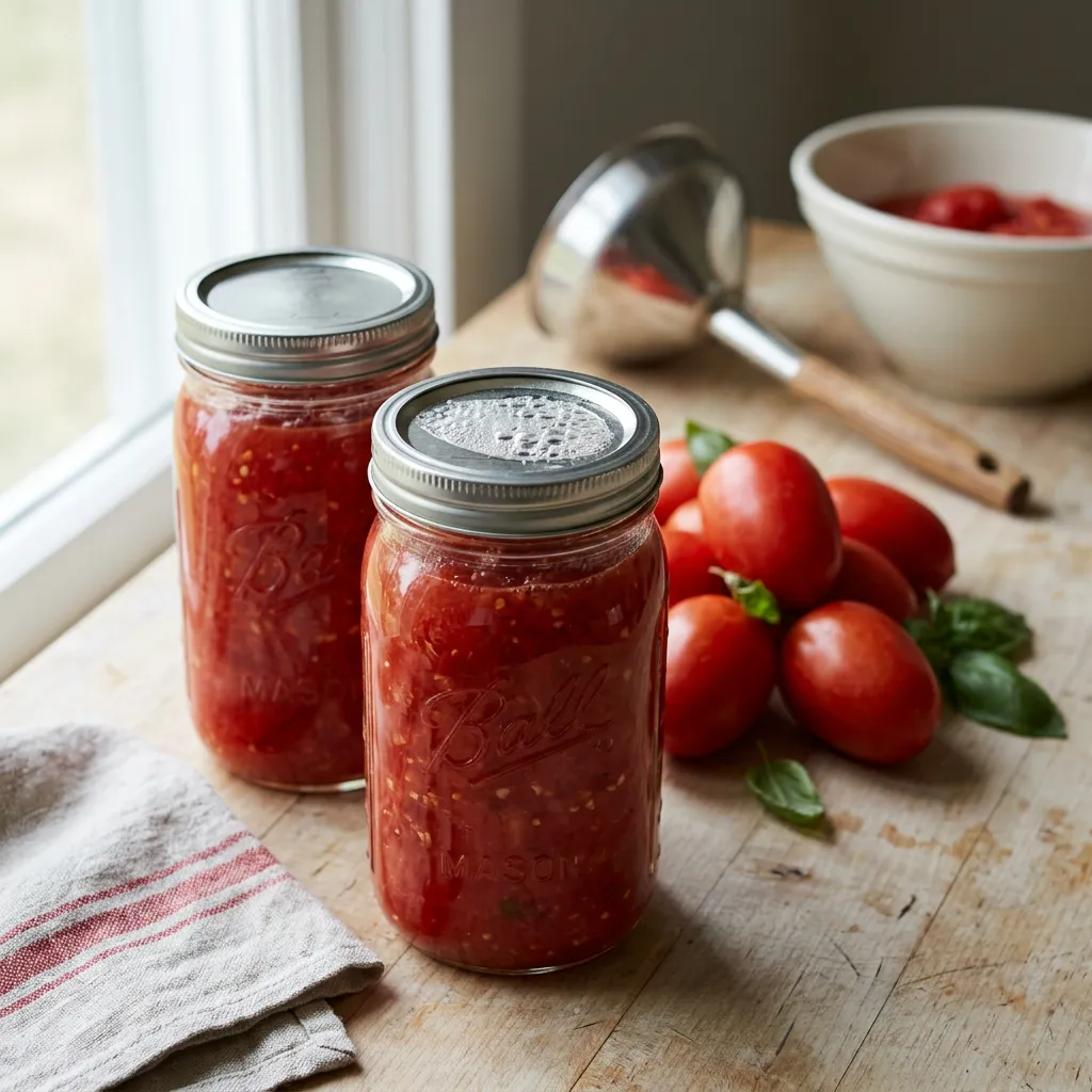 Canning Whole Peeled Tomatoes