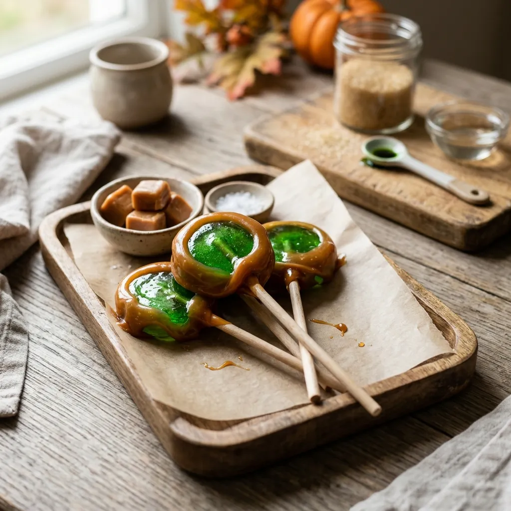 Caramel Apple Pops