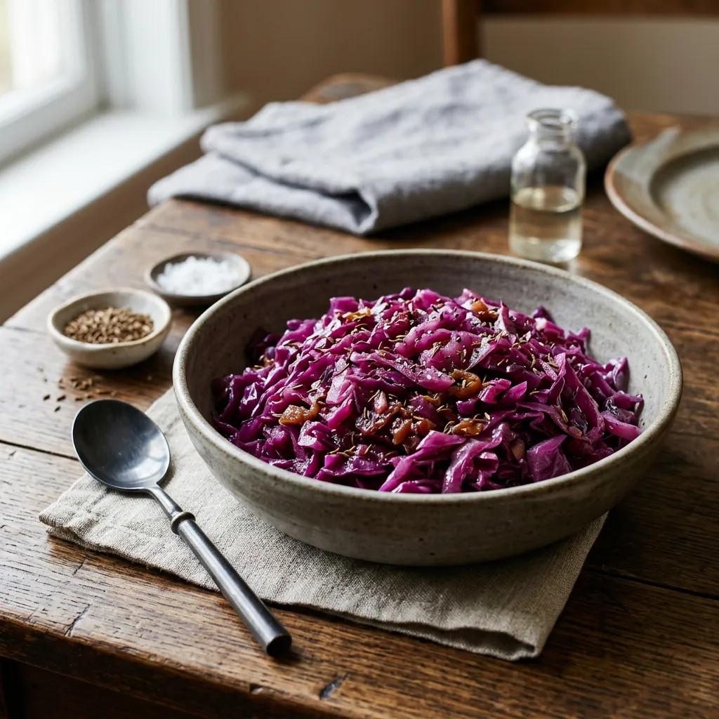 Caraway-Scented Red Cabbage