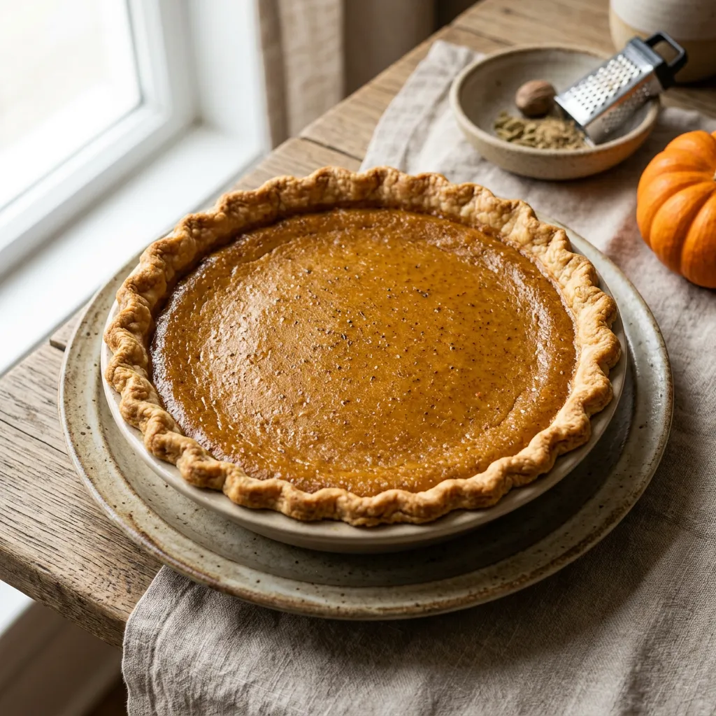 Cardamom Pumpkin Pie Recipe
