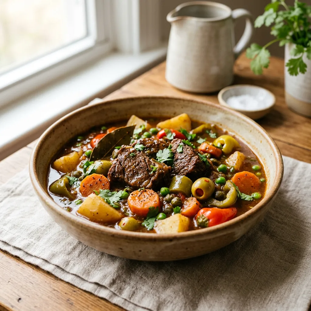 Caribbean Beef Stew (Carne Guisada)