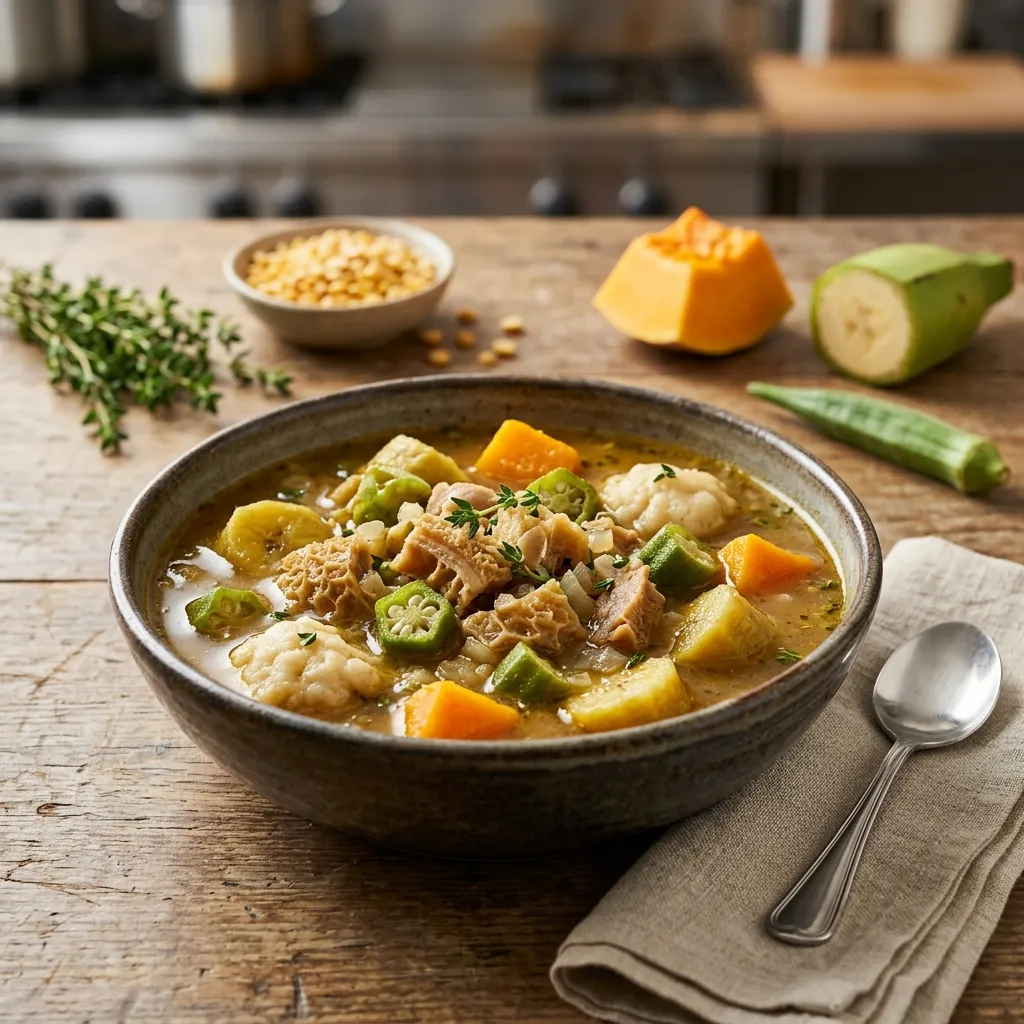 Caribbean Beef Tripe Soup