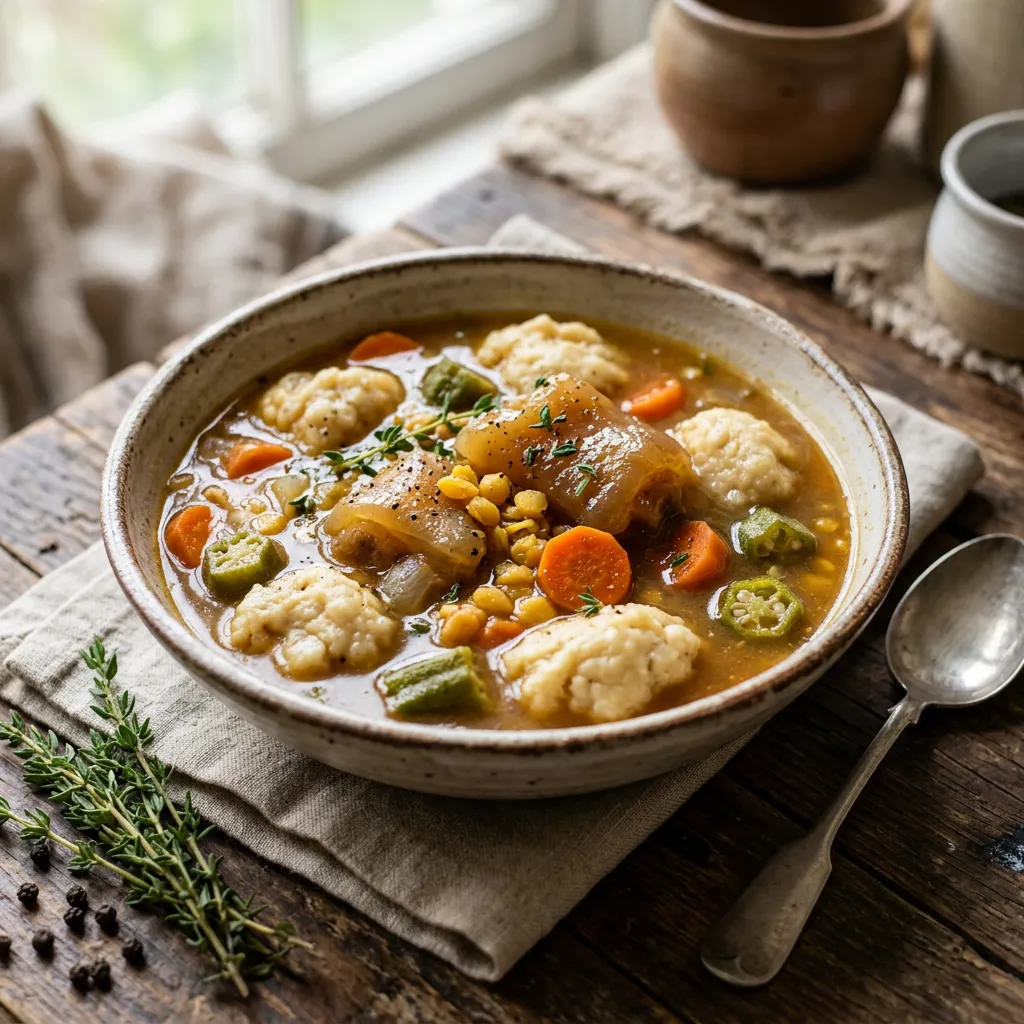 Caribbean Cow Heel Soup Recipe
