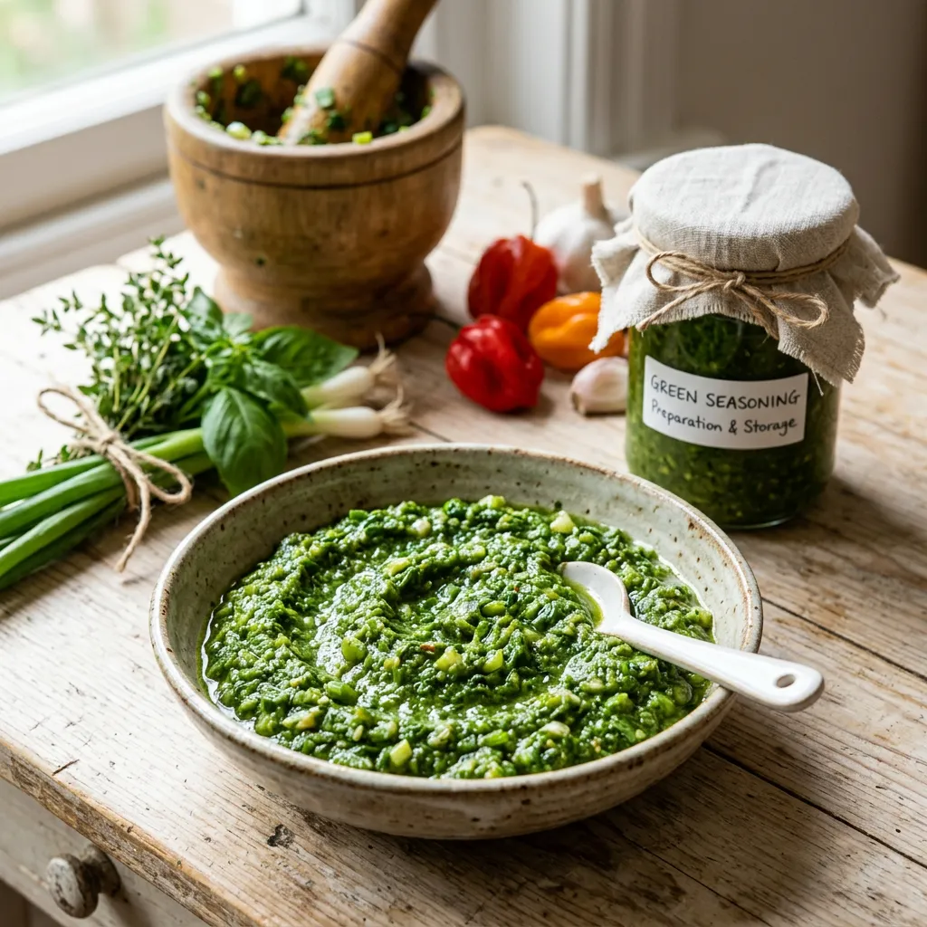 Caribbean Green Seasoning