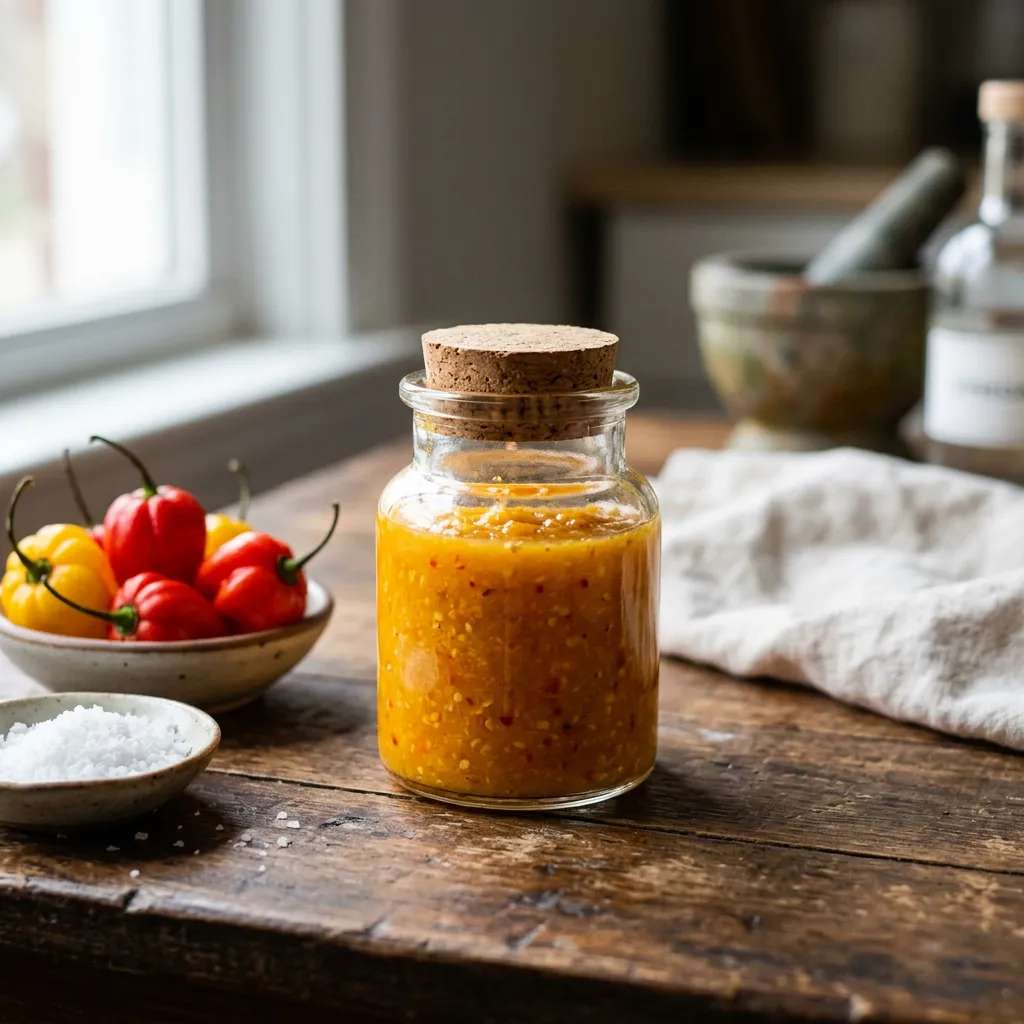 Caribbean Hot Pepper Sauce Recipe