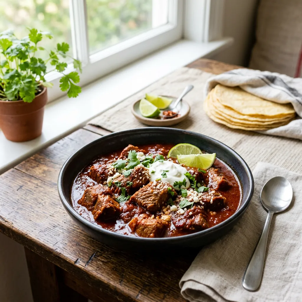 Carne Adovada: New Mexico Red Chile Pork Stew
