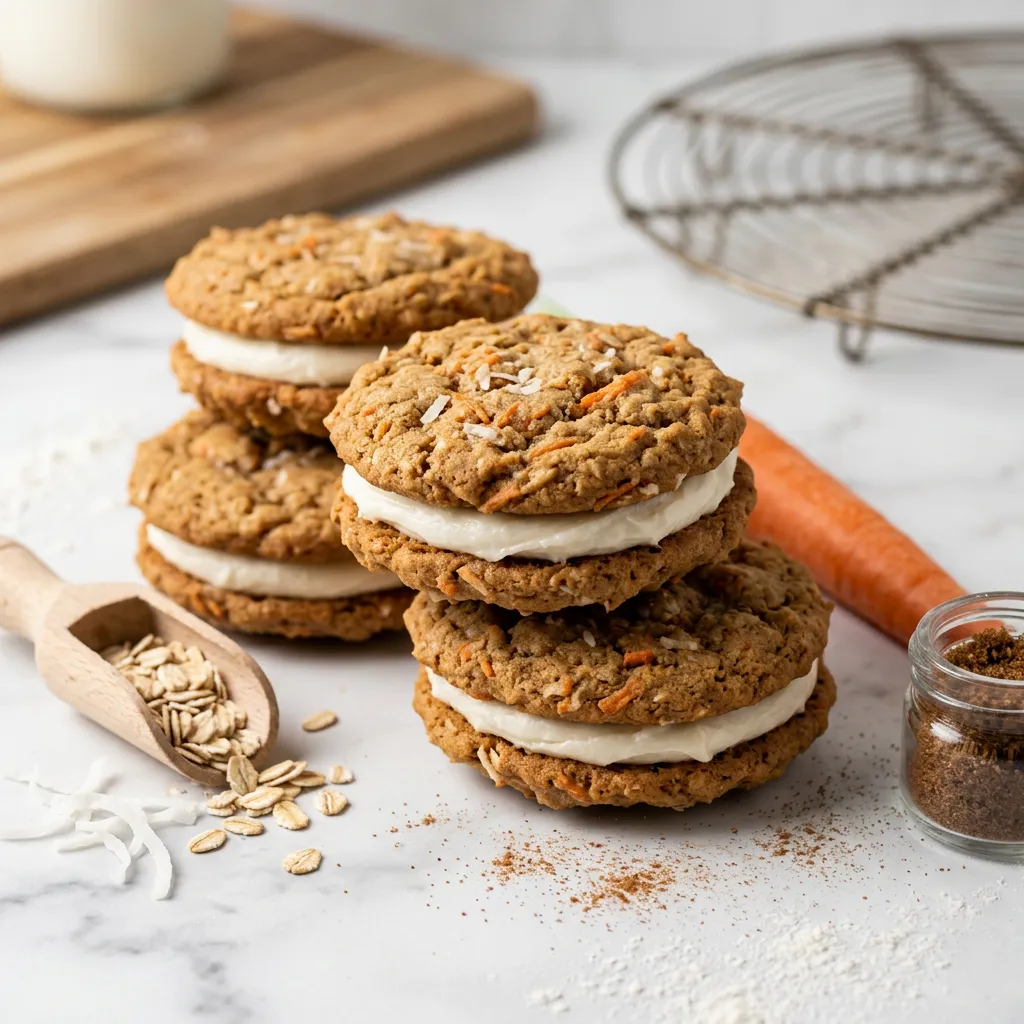 Carrot Cake Cookie Sandwiches Recipe
