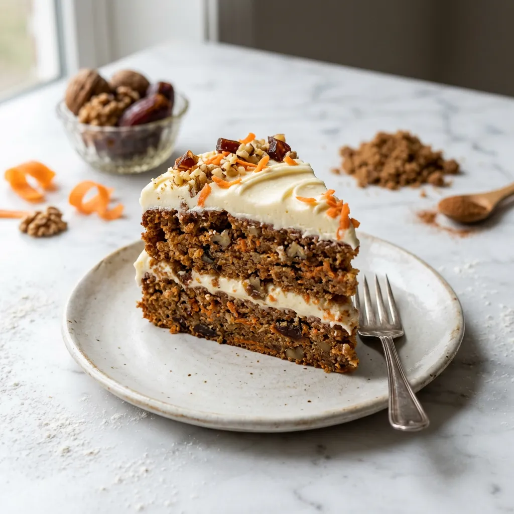 Carrot Cake With Dates or Raisins