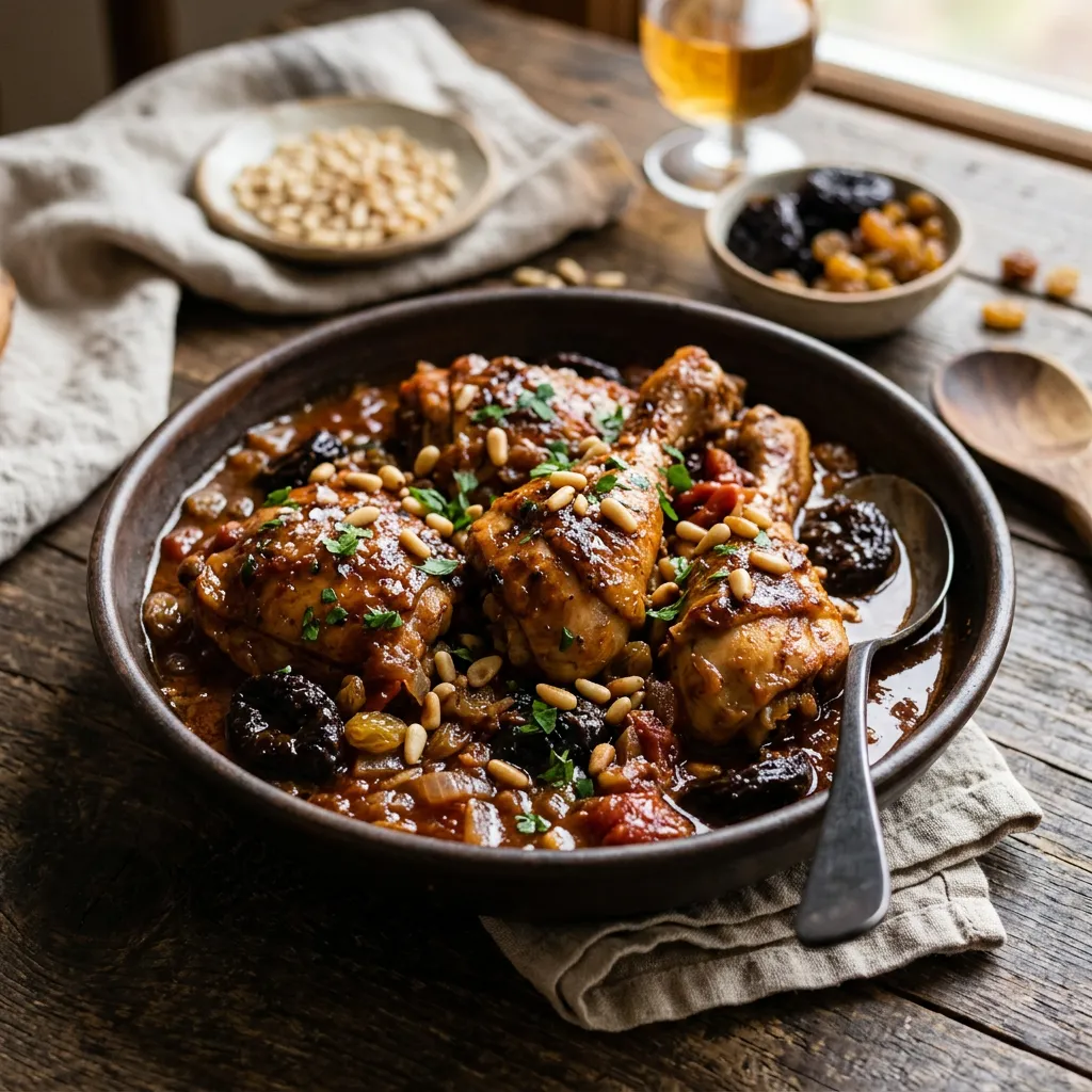 Catalan Style Chicken (Pollo a la Catalana) Recipe