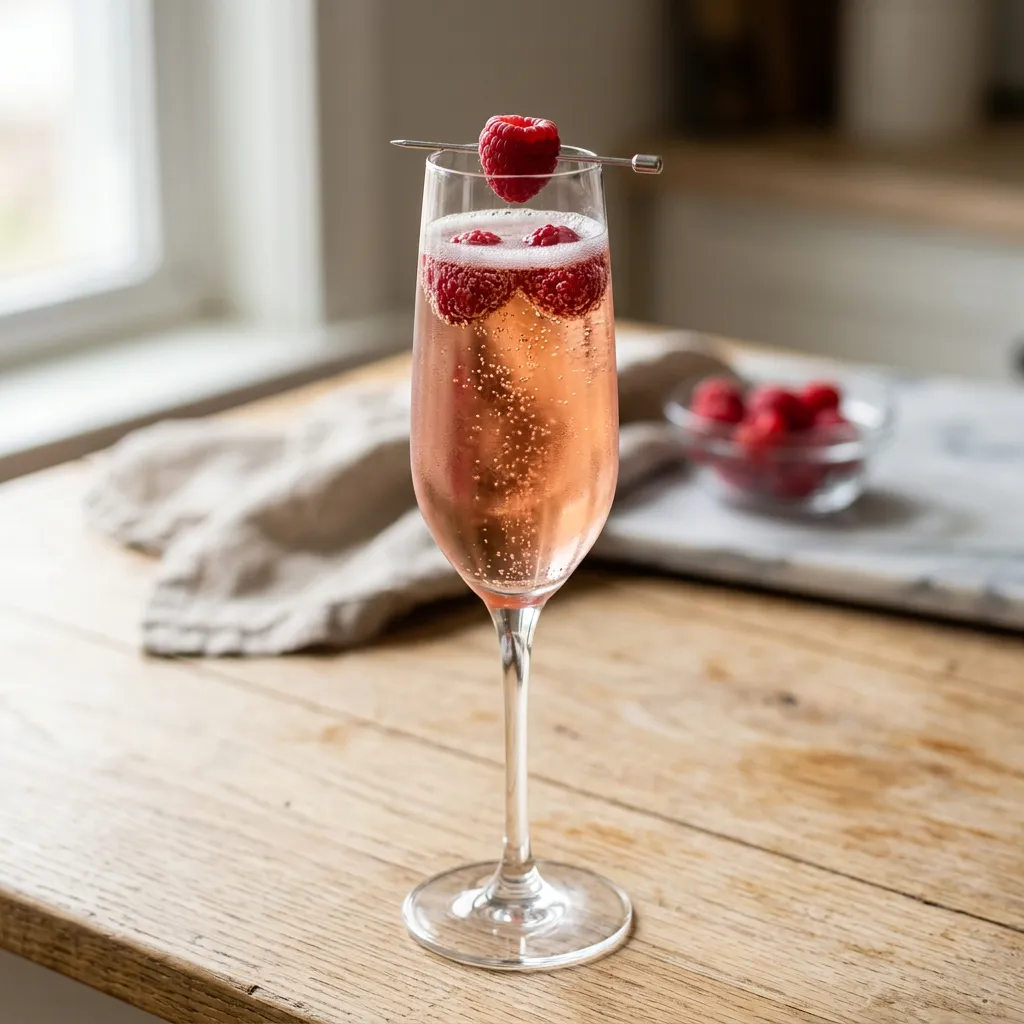 Champagne and Chambord
