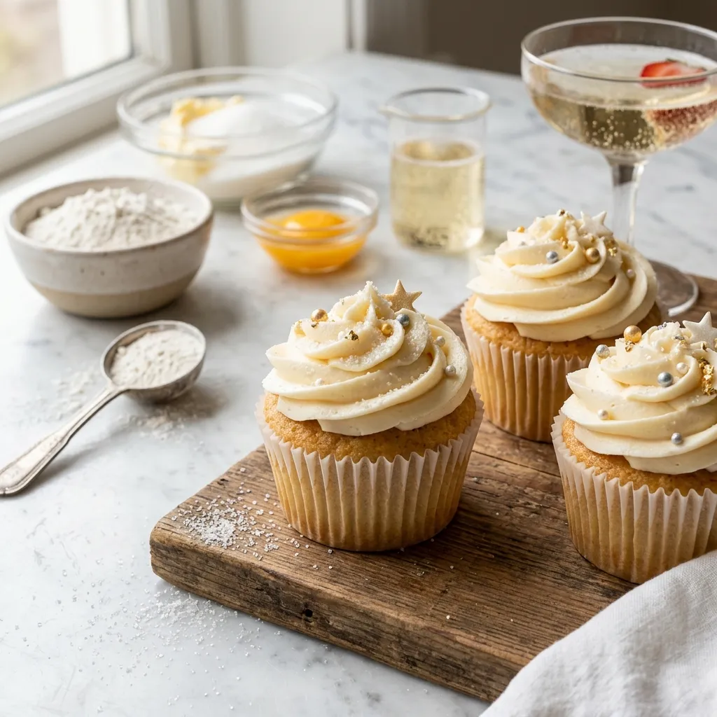 Champagne Cupcakes
