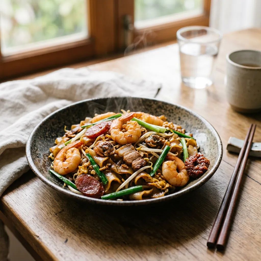 Char Kway Teow (Malaysian Stir-Fried Rice Noodles) Recipe
