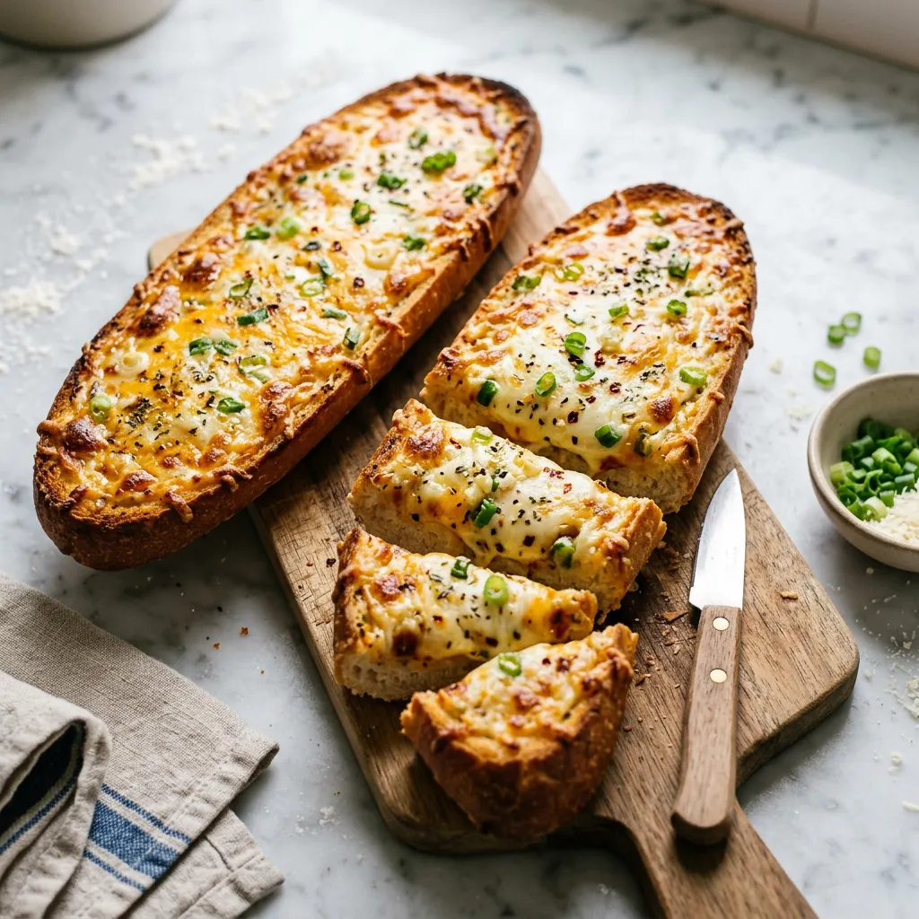 Cheesy Garlic Bread Recipe