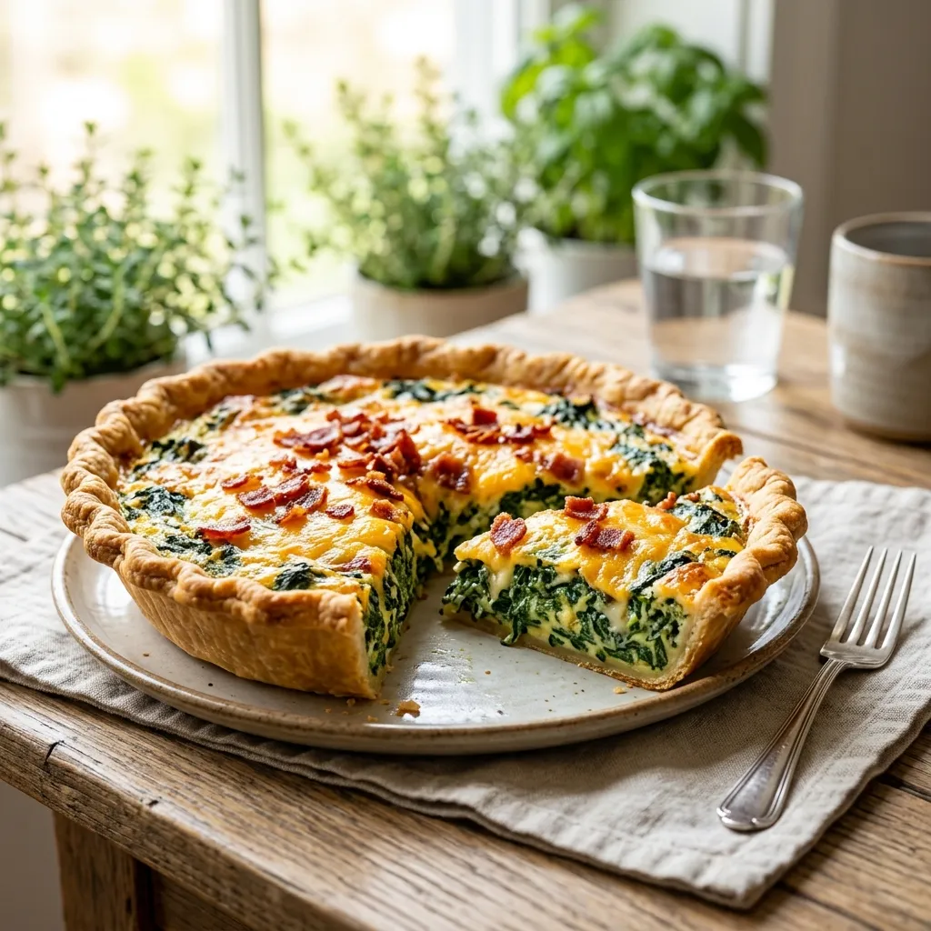 Cheesy Spinach Pie