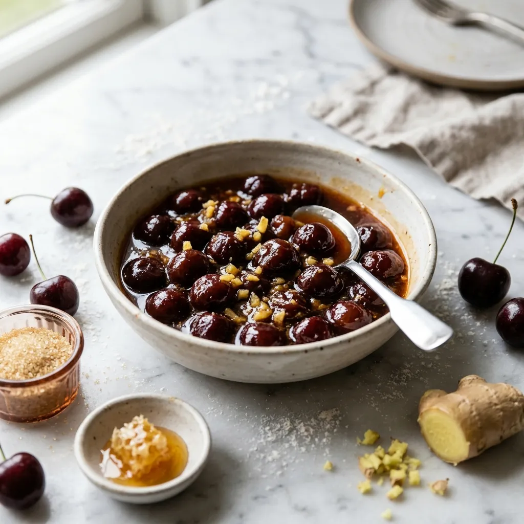 Cherry Bourbon Compote