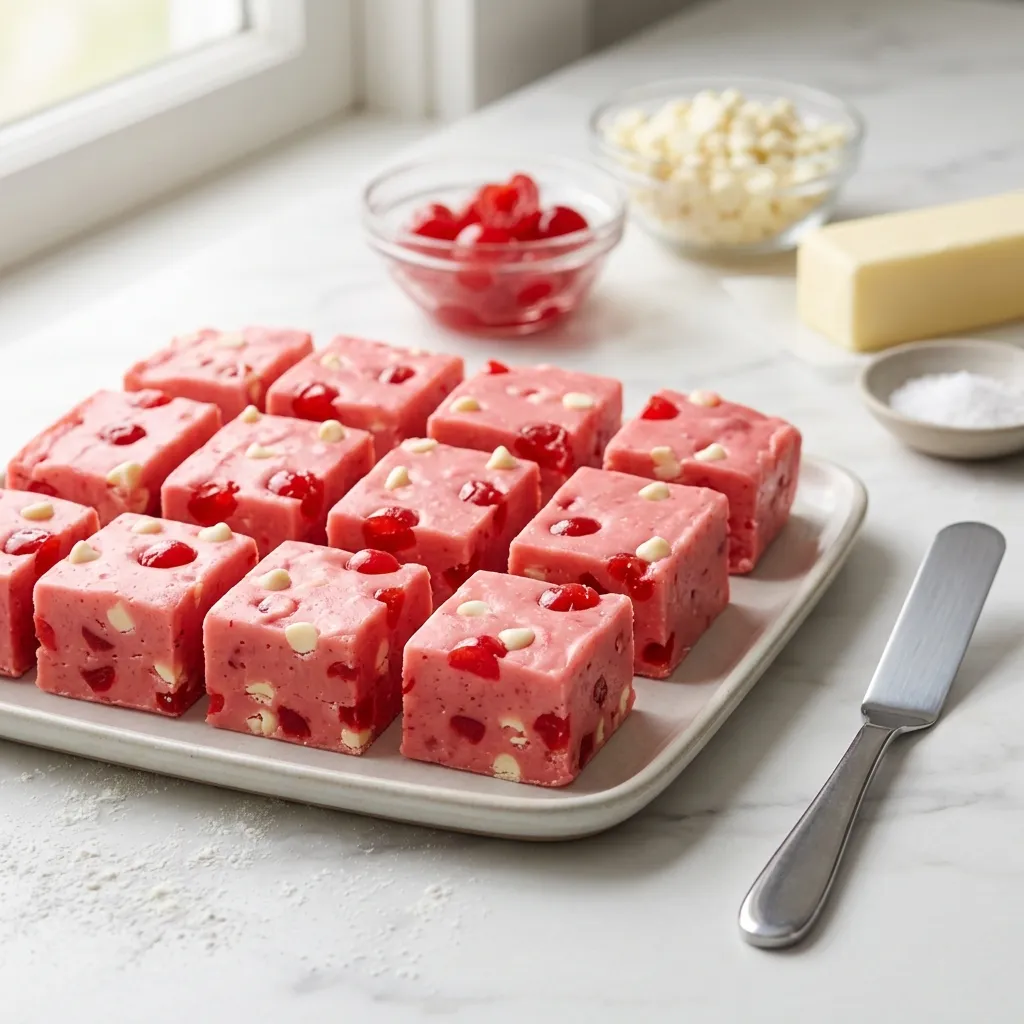 Cherry Chip Fudge