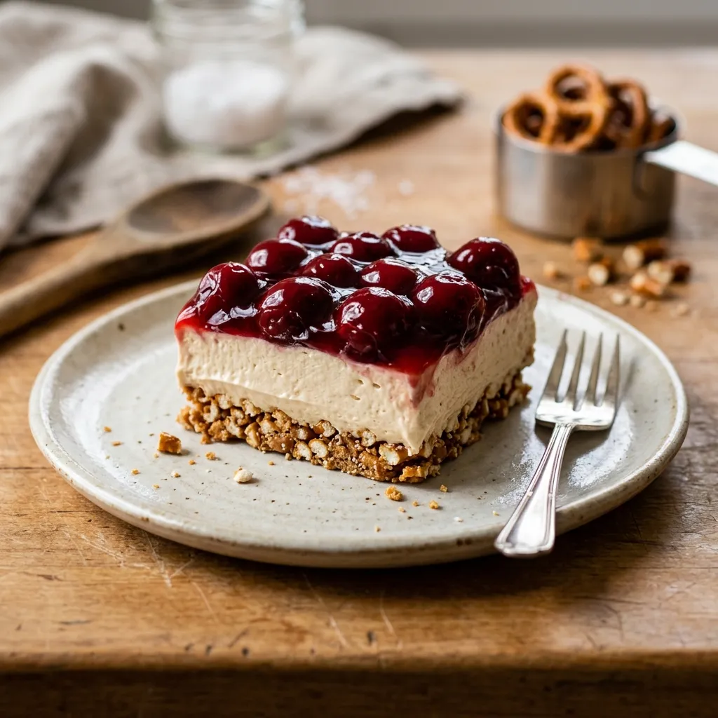 Cherry Pretzel Dessert Recipe
