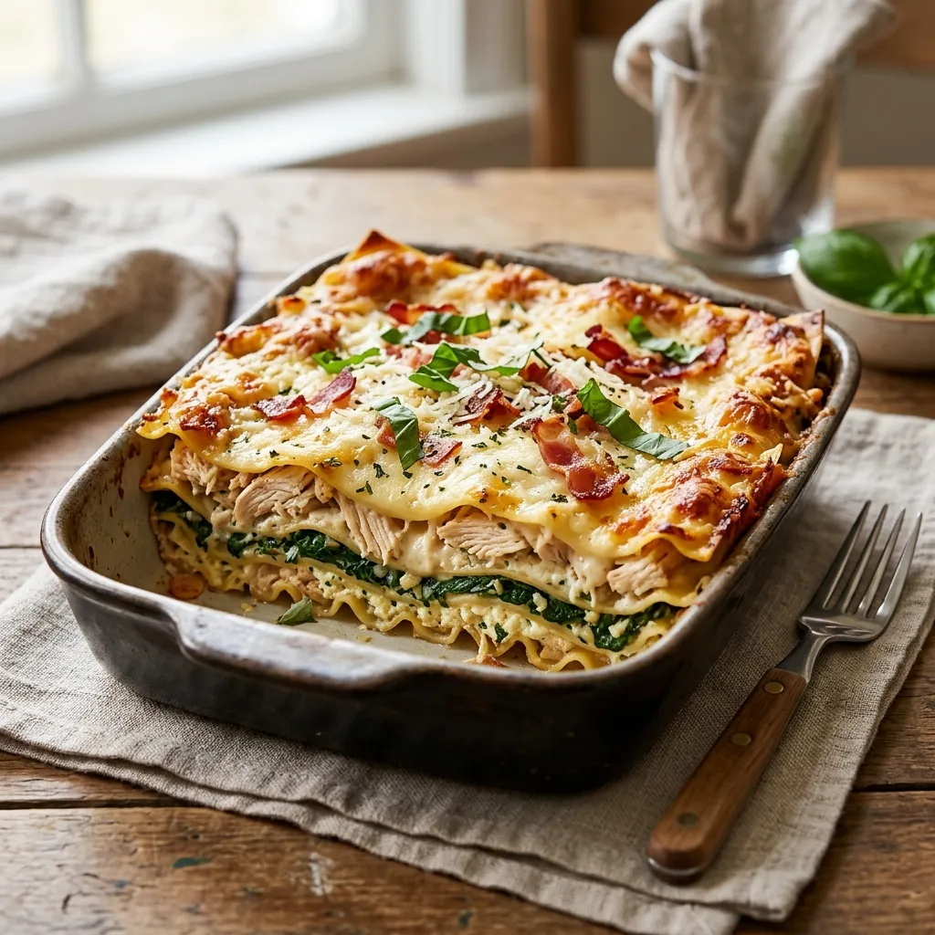 Chicken Alfredo Lasagna