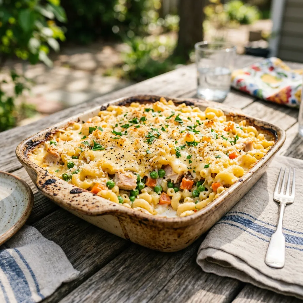 Chicken and Macaroni Bake