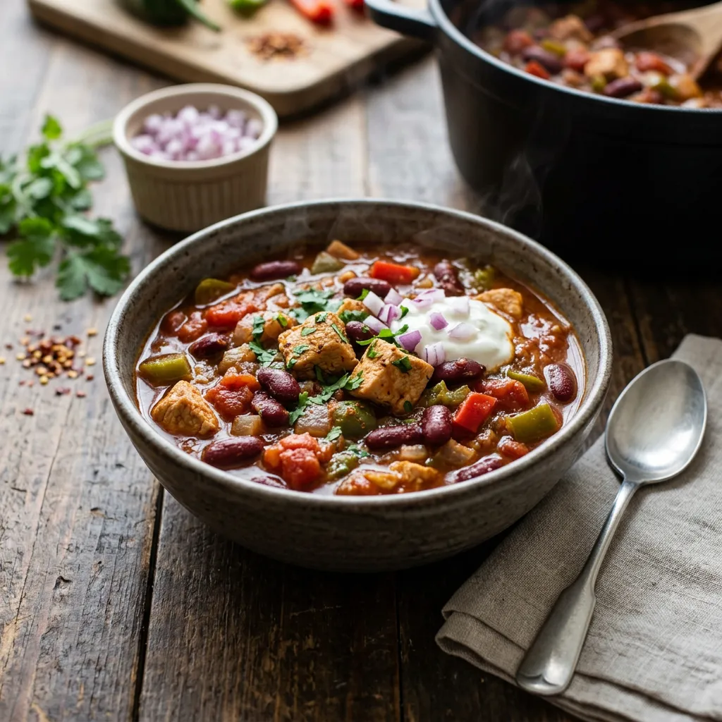 Chicken and Red Bean Chili