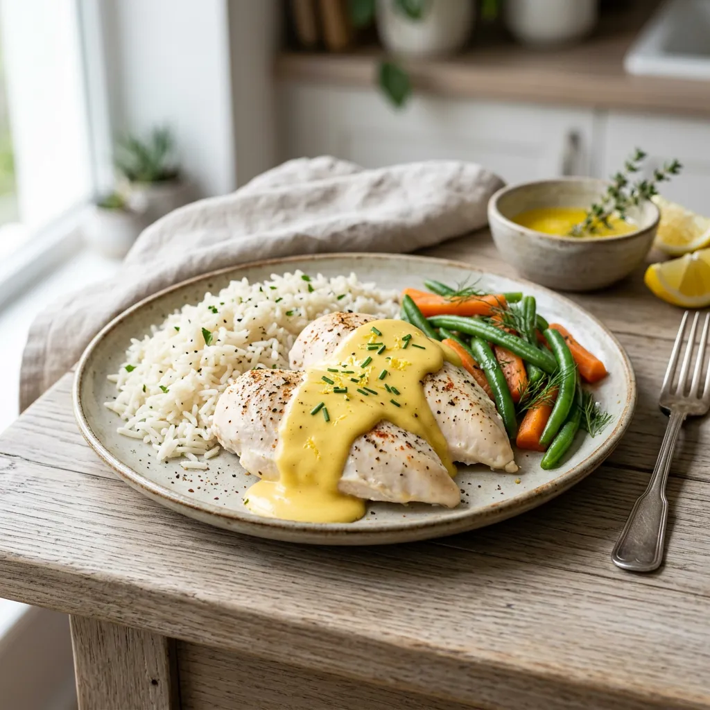Chicken Breasts With Hollandaise Sauce