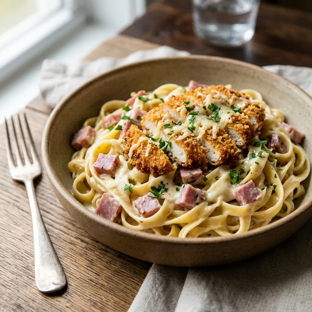 Chicken Cordon Bleu Pasta Recipe