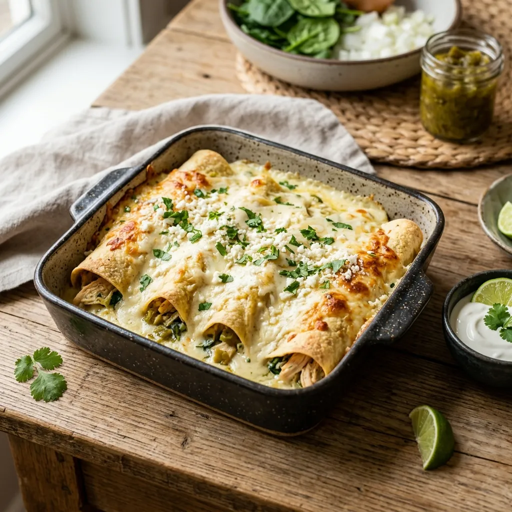 Chicken Enchiladas Suiza
