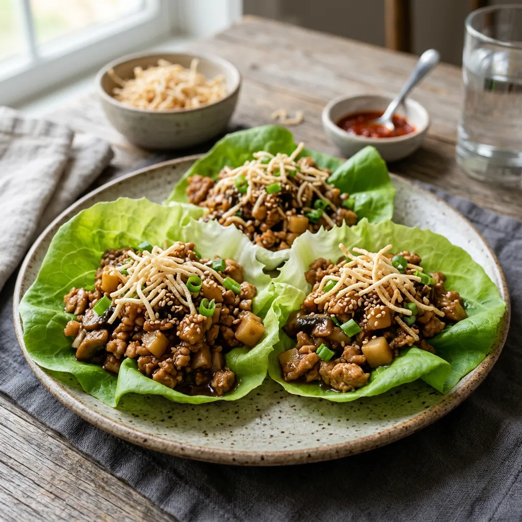 Chicken Lettuce Wraps
