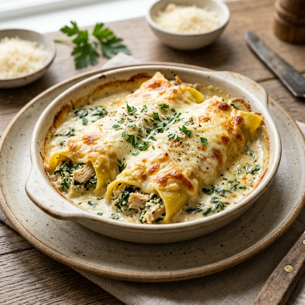 Chicken Manicotti