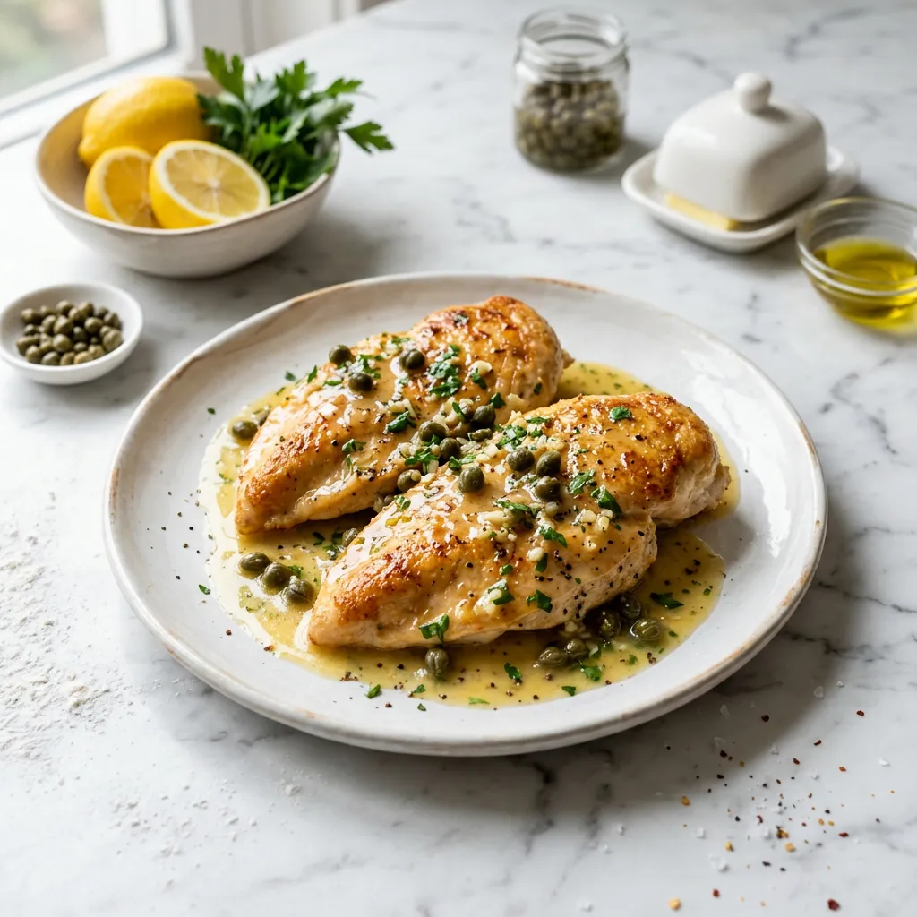 Chicken Piccata With Lemon and Parsley