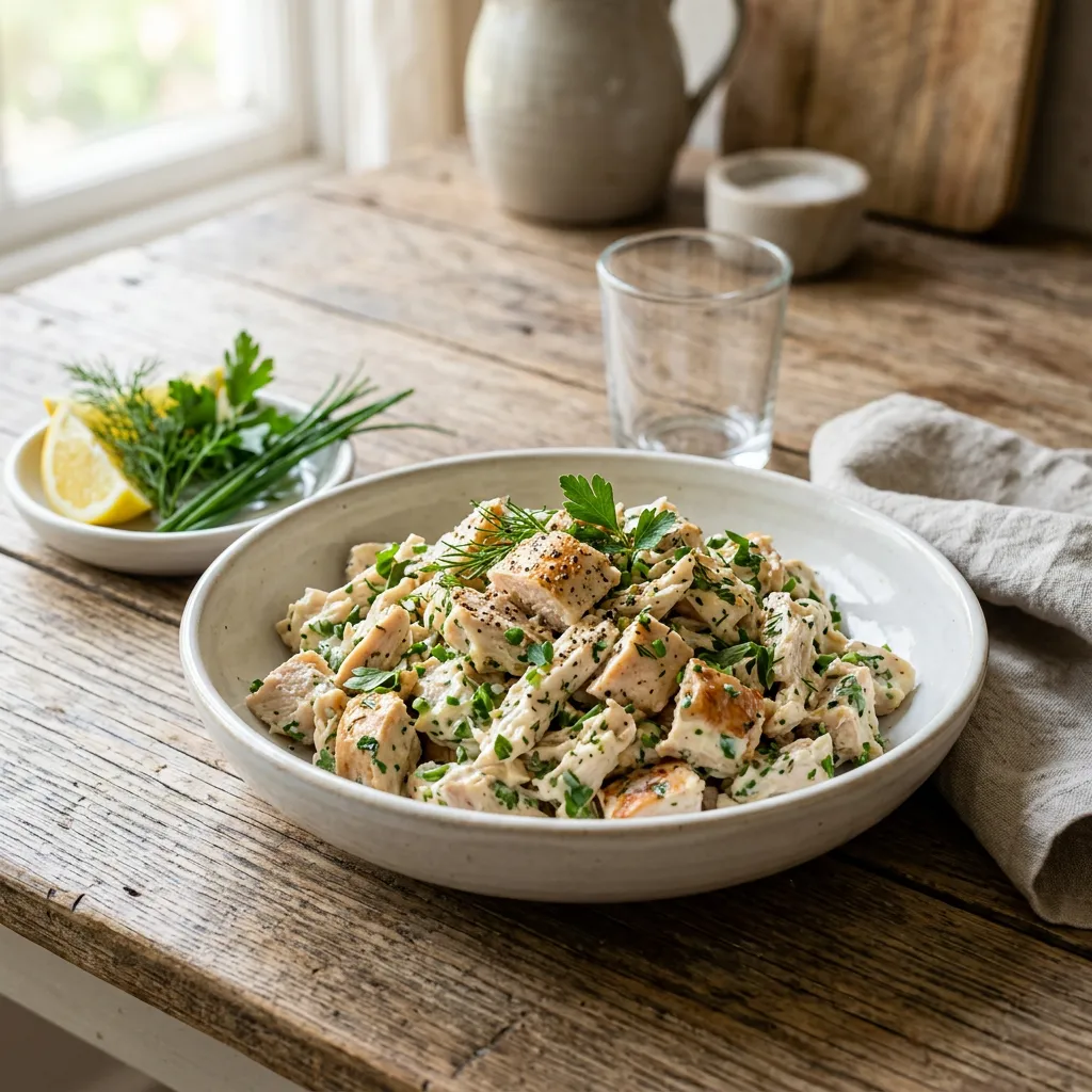 Chicken Salad With Herb Mayonnaise