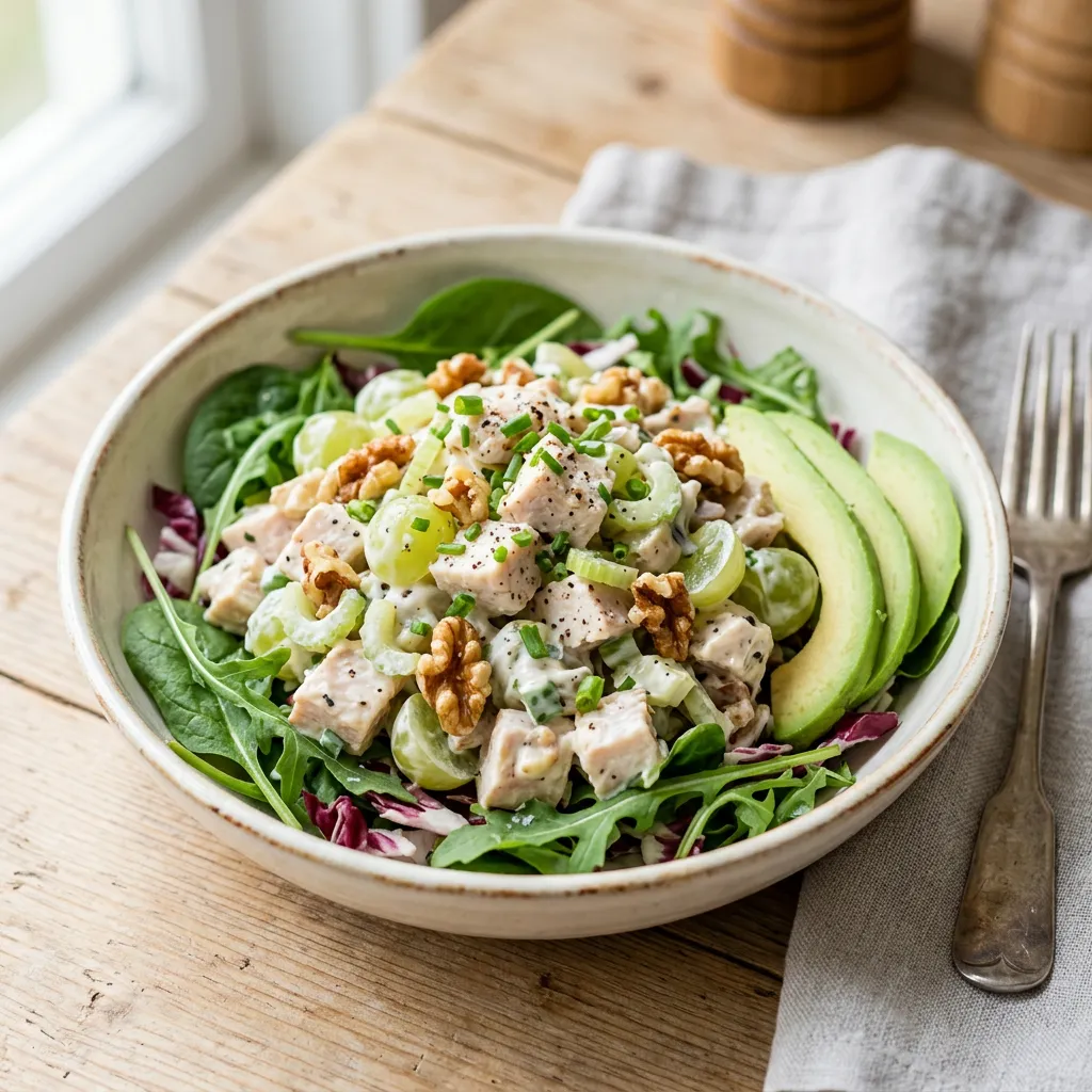 Chicken Salad With Walnuts and Grapes Recipe