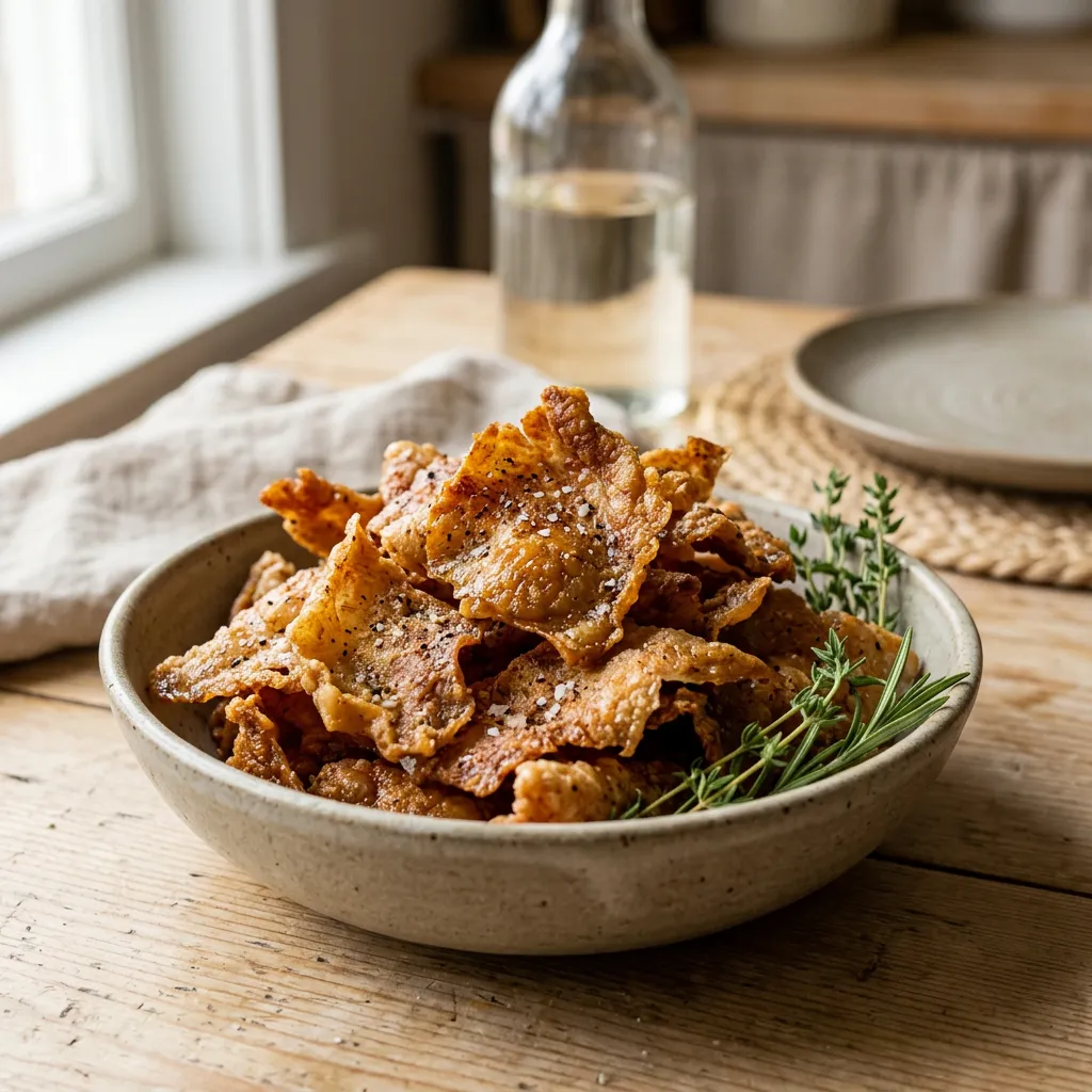 Chicken Skin Chips Recipe