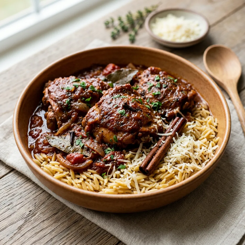 Chicken Stew With Cinnamon - Chicken Kapama