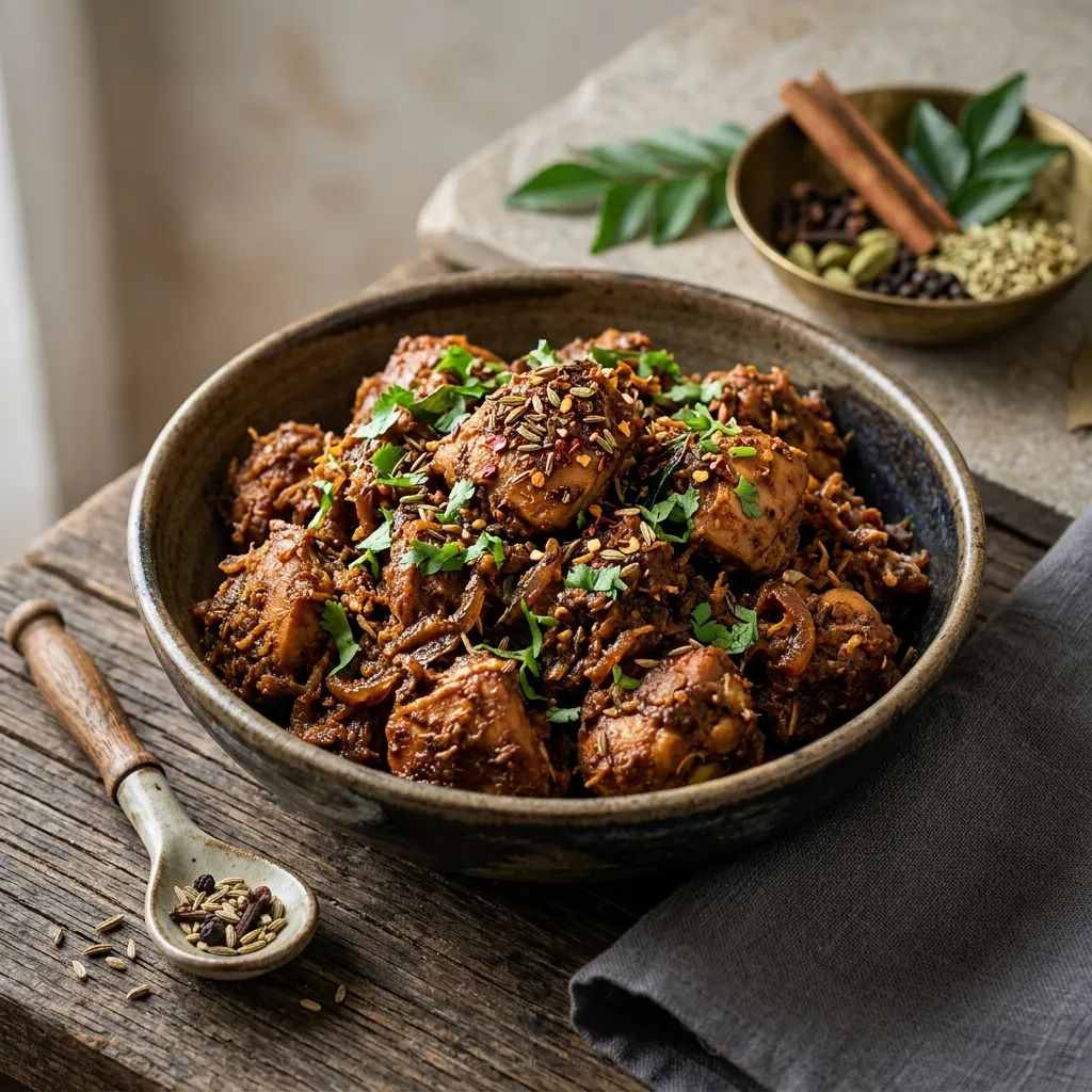 Chicken Sukka: Dry Chicken Curry