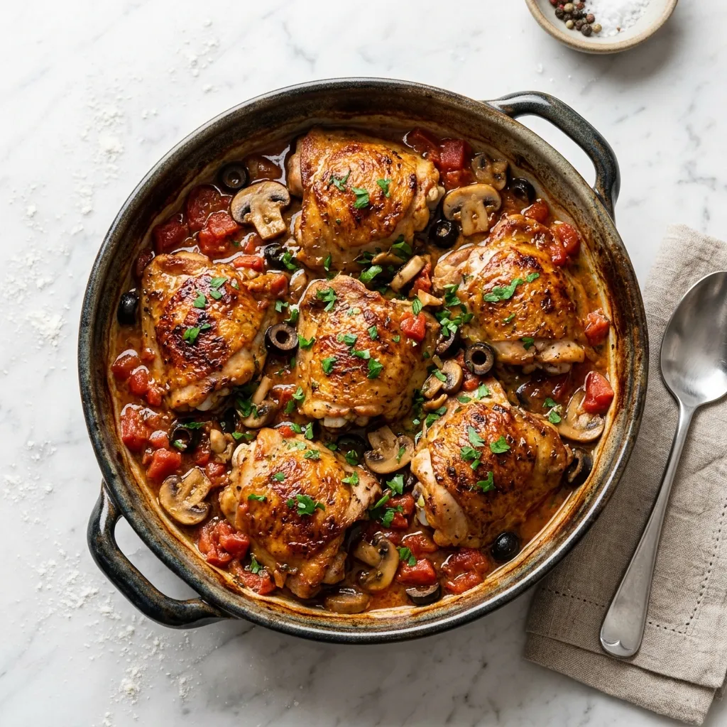 Chicken Thighs With Tomatoes