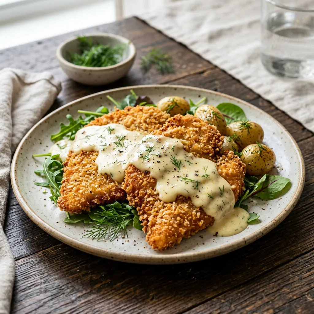 Chicken With Havarti Dill Cheese Sauce Recipe
