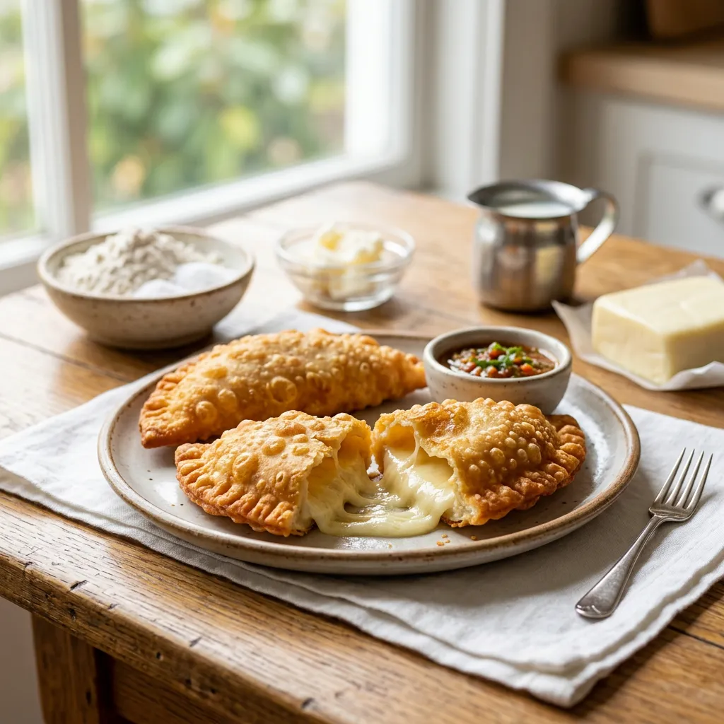 Chilean-Style Cheese Empanadas (Fritas de Queso)